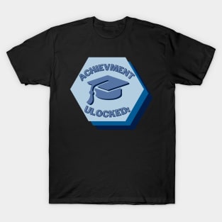 Achievement Unlocked: Graduation - Graduation Celebration Design T-Shirt